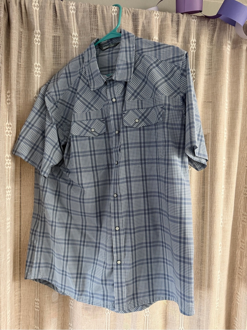 Stio eddy short sleeve pearl snap size large
